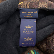 将图像加载到图库查看器中,LOUIS VUITTON LV × The Darjeeling Limited Stole・Damier Dark BrownM98226 Wool100%