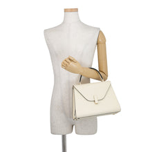 将图像加载到图库查看器中,Valextra Valextra Iside Handbag WhiteWBES0056028LOC99WW Soft Calf Leather Size Medium