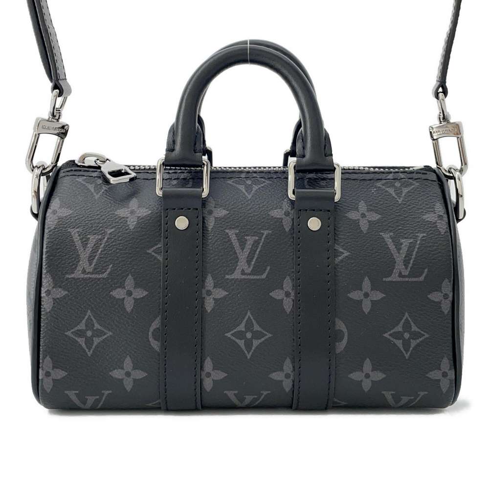 Pre owned Louis Vuitton Keepall Xs Monogram Eclipse Reverse Black