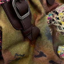 Load image into Gallery viewer, CHANEL ★Embroidery Graffiti Bag Khaki/BrownA92791 Canvas Leather