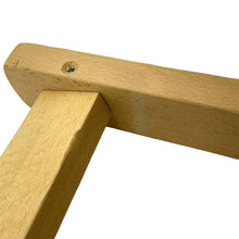 Load image into Gallery viewer, BURBERRY TBMonogram Folding Deck Chair Natural/Navy Wood Cotton