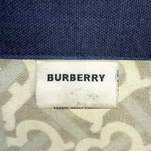 Load image into Gallery viewer, BURBERRY TBMonogram Folding Deck Chair Natural/Navy Wood Cotton