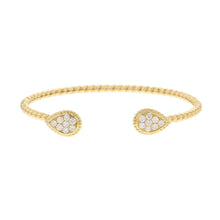 Load image into Gallery viewer, Boucheron Serpent Bohème Twin Motif Bangle Size 17JBT00817 18K Yellow Gold