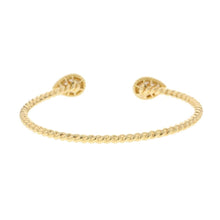 Load image into Gallery viewer, Boucheron Serpent Bohème Twin Motif Bangle Size 17JBT00817 18K Yellow Gold
