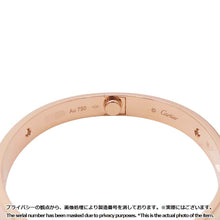 Load image into Gallery viewer, CARTIER ★Love Bracelet Half Diamond Size 16B6069916 18K Pink Gold