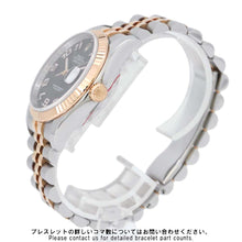 将图像加载到图库查看器中,ROLEX Datejust W36mm Stainless Steel K18PG Black Dial116231