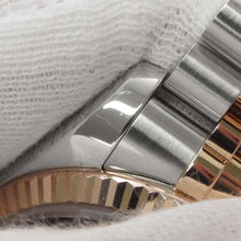 将图像加载到图库查看器中,ROLEX Datejust W36mm Stainless Steel K18PG Black Dial116231