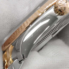 将图像加载到图库查看器中,ROLEX Datejust W36mm Stainless Steel K18PG Black Dial116231