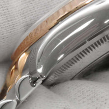 将图像加载到图库查看器中,ROLEX Datejust W36mm Stainless Steel K18PG Black Dial116231