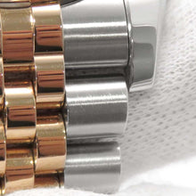 将图像加载到图库查看器中,ROLEX Datejust W36mm Stainless Steel K18PG Black Dial116231