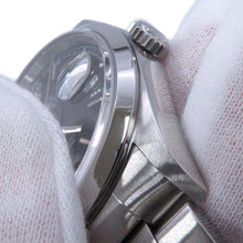 将图像加载到图库查看器中,ROLEX Datejust W36mm Stainless Steel Black Dial16200