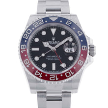 Load image into Gallery viewer, ROLEX GMT MasterII W40mm Stainless Steel Black Dial126710BLRO