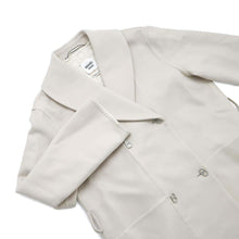 将图像加载到图库查看器中,HERMES Chaine d'Ancre Coat Size 36 Light Gray Wool100%