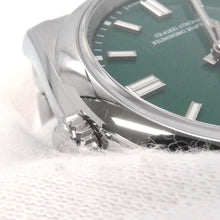 将图像加载到图库查看器中,ROLEX Oyster Perpetual 36 W36mm Stainless Steel Green Dial126000