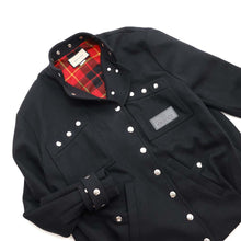 Load image into Gallery viewer, GUCCI Bomber jacket with button detail Size 40 Black712880 Wool 100%
