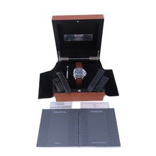 将图像加载到图库查看器中,PANERAI Luminor marina logo W44mm Stainless Steel Leather Black DialPAM00005