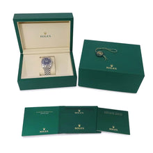 将图像加载到图库查看器中,ROLEX Datejust 36 W36mm Stainless Steel K18WG Aubergine Dial126234G