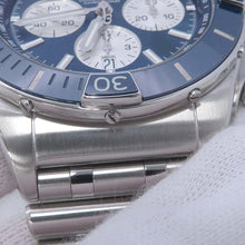 将图像加载到图库查看器中,BREITLING Super Chronomat B01 44 W44mm Stainless Steel Blue DialAB0136161C1A1/AB0136