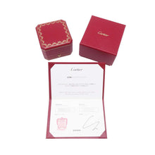 将图像加载到图库查看器中,CARTIER Agraffe Ring Semi-Pave Setting Size 53/#13N4780800 18K Pink Gold