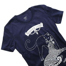 将图像加载到图库查看器中,HERMES Jungle Love Cut and Sew Size 34 Navy/White Cotton100%