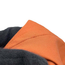 Load image into Gallery viewer, HERMES Frill Zip Elastic Dress Size 38 Orange Canyon Cotton100%