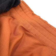 Load image into Gallery viewer, HERMES Frill Zip Elastic Dress Size 38 Orange Canyon Cotton100%