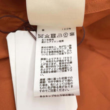 Load image into Gallery viewer, HERMES Frill Zip Elastic Dress Size 38 Orange Canyon Cotton100%