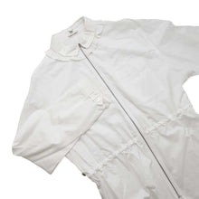 将图像加载到图库查看器中,HERMES ruffle zip overshirt Size 36 White Cotton100%