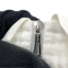 将图像加载到图库查看器中,HERMES ruffle zip overshirt Size 36 White Cotton100%