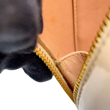 Load image into Gallery viewer, CHANEL Round Vanity Handbag Beige Patent Leather