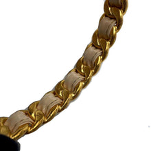 Load image into Gallery viewer, CHANEL Round Vanity Handbag Beige Patent Leather