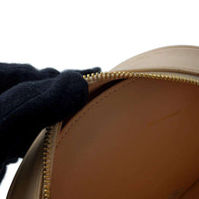 Load image into Gallery viewer, CHANEL Round Vanity Handbag Beige Patent Leather