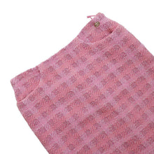 Load image into Gallery viewer, CHANEL Tweed Skirt Size 36 PinkP76729 Cotton73% Polyester23% Polyamide4%