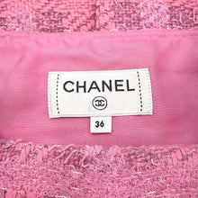 Load image into Gallery viewer, CHANEL Tweed Skirt Size 36 PinkP76729 Cotton73% Polyester23% Polyamide4%