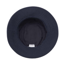 Load image into Gallery viewer, HERMES ★Philip bucket hat Size 58 Navy/Black Wool 100% Leather