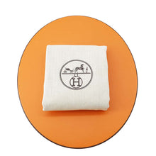 Load image into Gallery viewer, HERMES Philip Bucket Hat Size 58 Navy/Black Wool 100% Leather
