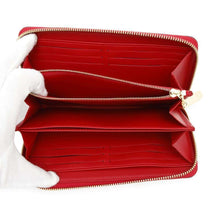 Load image into Gallery viewer, LOUIS VUITTON Zippy Wallet CeriseM90417 Monogram Vernis Leather