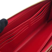Load image into Gallery viewer, LOUIS VUITTON Zippy Wallet CeriseM90417 Monogram Vernis Leather
