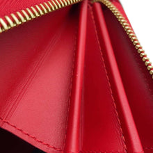 Load image into Gallery viewer, LOUIS VUITTON Zippy Wallet CeriseM90417 Monogram Vernis Leather