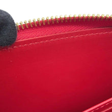 Load image into Gallery viewer, LOUIS VUITTON Zippy Wallet CeriseM90417 Monogram Vernis Leather