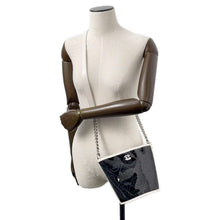 Load image into Gallery viewer, CHANEL CC Logo Camellia Plastics Bucket Bag Black/WhiteA57636 Plastics Leather