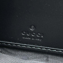 将图像加载到图库查看器中,GUCCI GG Guccissima Zip Around Long Wealth Cloth Black409342 Leather