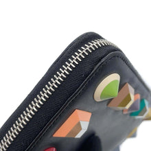 将图像加载到图库查看器中,FENDI Studded Long Wallet Black8M0299 Leather