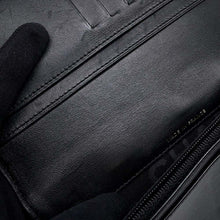 Load image into Gallery viewer, CHANEL Icon Line Bifold Wallet Black Lambskin