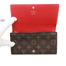 Load image into Gallery viewer, LOUIS VUITTON Portefeuille SarahNM RedM69747 Monogram/Vivienne