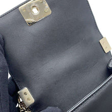 将图像加载到图库查看器中,CHANEL Boy Chanel ChainShoulder BlackA67364 Leather Size Mini