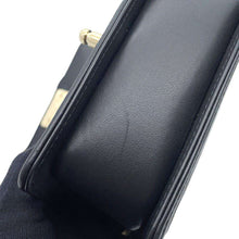 将图像加载到图库查看器中,CHANEL Boy Chanel ChainShoulder BlackA67364 Leather Size Mini