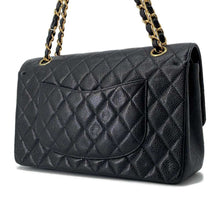 将图像加载到图库查看器中,CHANEL Matelasse Double Flap ChainShoulder BlackA01112 Caviar Leather