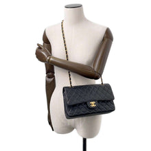 将图像加载到图库查看器中,CHANEL Matelasse Double Flap ChainShoulder BlackA01112 Caviar Leather