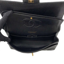 Load image into Gallery viewer, CHANEL Matelasse Double Flap ChainShoulder BlackA01112 Caviar Leather